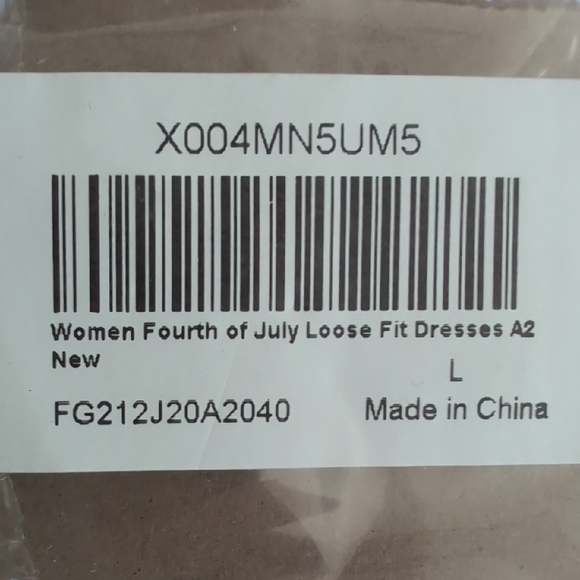 FOR G AND PL Dress Short Sleeve Crewneck Pink with Sequined Stars Size Large - Picture 14 of 14